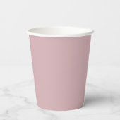 Whimsical Dusty Rose Babydusche Pappbecher (Rückseite)