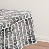 Whimsical Dutch Houses Amsterdam Quirky Neutral Tischdecke (Beispiel)