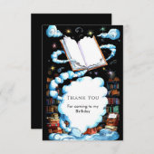 Whimsical Editable Magical Storybook Geburtstag Dankeskarte (Vorne/Hinten)