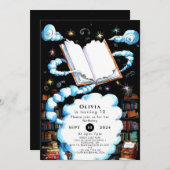 Whimsical Editable Magical Storybook Geburtstag Einladung (Vorne/Hinten)