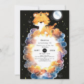 Whimsical Editable Tiger Birthday Einladung (Vorderseite)