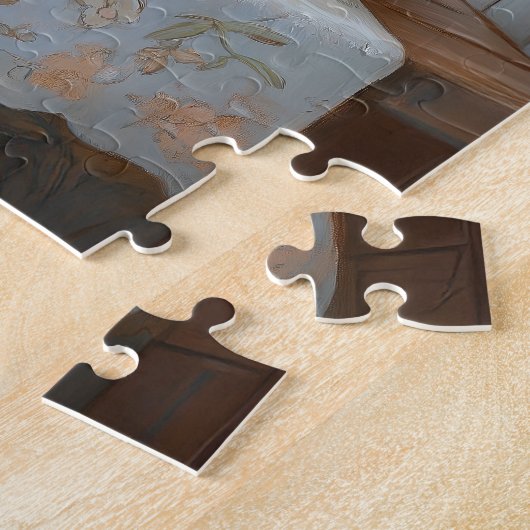 Whimsical Eichhörnchen Drink Tea Café Puzzle (Seite)