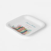 Whimsical Ein Neues Kapitel Buch Brautparty Pappteller (Gewinkelt)
