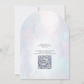 Whimsical eine kleine Liebe Bug Rainbow Baby Dusch Einladung (Rückseite)