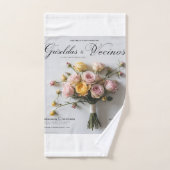 Whimsical Elegance: Eine Portrait Inspiriert Hochz Badhandtuch Set (Handtuch)