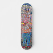 Whimsical Elegance: Paul Klees Junge im Extravagan Skateboard (Vorne)