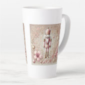 Whimsical Elegant Pink and Gold Pastel Nutcracker Milchtasse (Rechte Ecke)