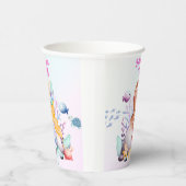 Whimsical Elegant Under the Sea Mermaid Pappbecher (Rechts)