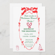 Whimsical Elegante Weihnachtsdusche Party