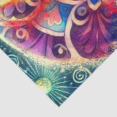 Whimsical Elephant bei der Dekoupage des Nachtstar Seidenpapier (Detail)