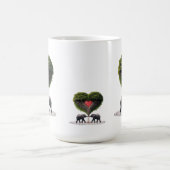 Whimsical Elephant Love Tree 15oz Mug Kaffeetasse (Mittel)