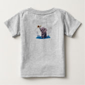 Whimsical Elephant Moon "Dream Big 2026" Baby Fine Baby T-shirt (Rückseite)