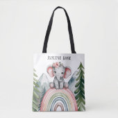 Whimsical Elephant Rainbow Baby Duft Tasche (Vorderseite)