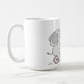 Whimsical Elephant Ride Bike - Kids Animal Design Kaffeetasse (Links)