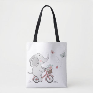 Whimsical Elephant Ride Bike - Kids Animal Design Tasche