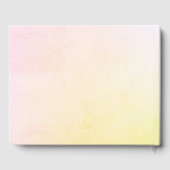 Whimsical Elephant Sip & See Party Gästebuch (Rückseite)