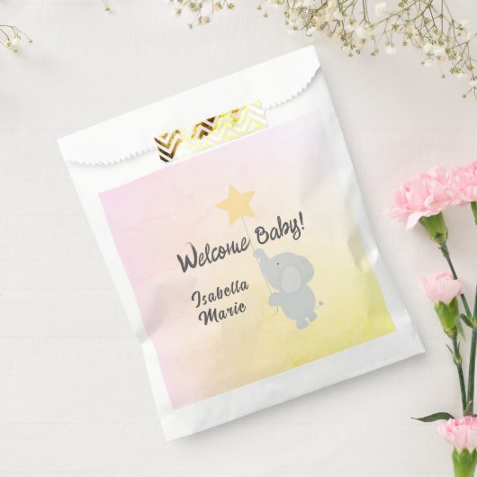 Whimsical Elephant Welcome Baby Geschenktütchen (Versiegelt)