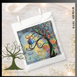 Whimsical Elf Gender Reveal Baby Shower Custom Geschenktütchen