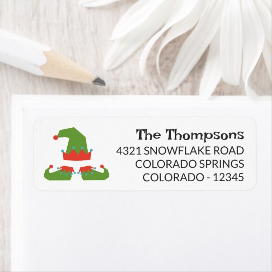 Whimsical Elf Hat & Shows Weihnachten (Insitu)