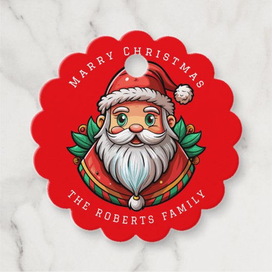 Whimsical Elf Holiday Party Geschenkanhänger (Vorderseite)