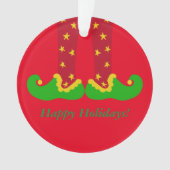 Whimsical Elf Legs Weihnachtsschmuck Ornament (Vorderseite)