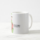 Whimsical Elf Personalisiert Weihnachten Kaffeetasse (VorderseiteRechts)