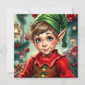 Whimsical Elf | Personalisiertes Weihnachten (Vorderseite)