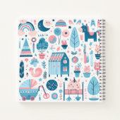 Whimsical Enchanted Dream Weaver's Spiral Notebook Notizblock (Rückseite)