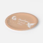 Whimsical Enchanted Pastel Fairy Themed Party Pappteller (Schrägansicht)