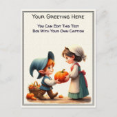 Whimsical Everyday Sentiment Storybook Art   Postkarte (Vorderseite)