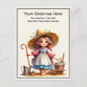 Whimsical Everyday Sentiment Storybook Art   Postkarte (Vorderseite)