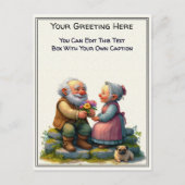 Whimsical Everyday Sentiment Storybook Art   Postkarte (Vorderseite)