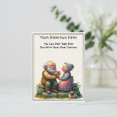 Whimsical Everyday Sentiment Storybook Art   Postkarte (Stehend Vorderseite)