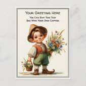 Whimsical Everyday Sentiment Storybook Art   Postkarte (Vorderseite)