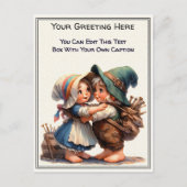 Whimsical Everyday Sentiment Storybook Art   Postkarte (Vorderseite)