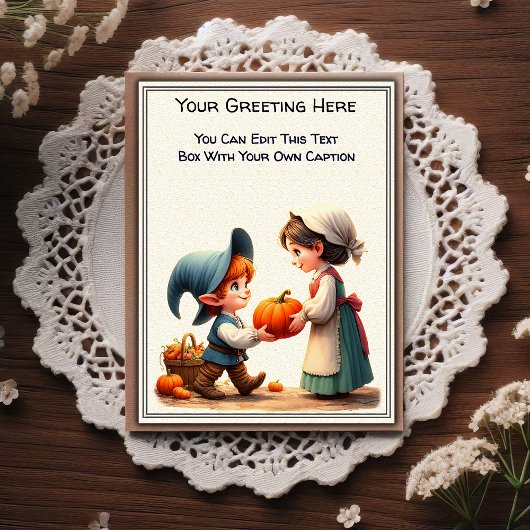 Whimsical Everyday Sentiment Storybook Art   Postkarte