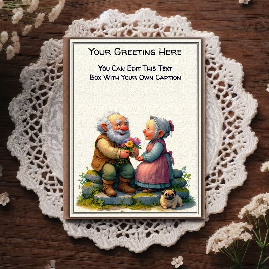 Whimsical Everyday Sentiment Storybook Art   Postkarte