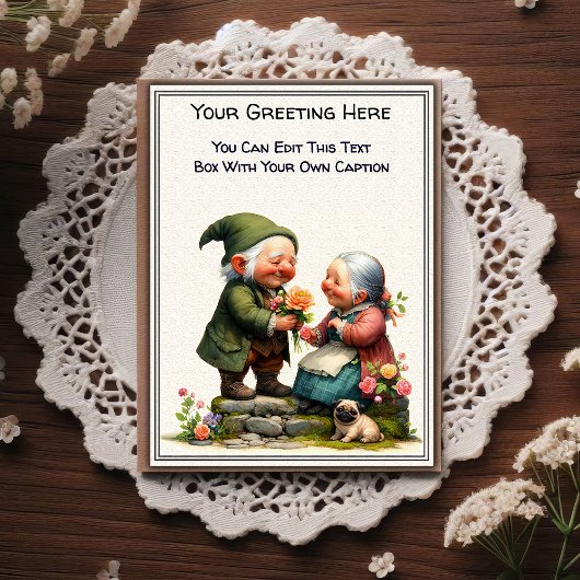 Whimsical Everyday Sentiment Storybook Art   Postkarte