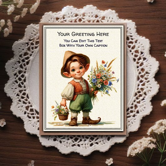 Whimsical Everyday Sentiment Storybook Art   Postkarte