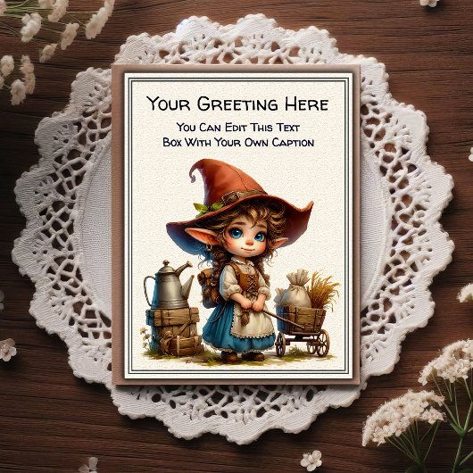 Whimsical Everyday Sentiment Storybook Art   Postkarte