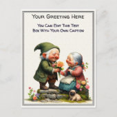 Whimsical Everyday Sentiment Storybook Art   Postkarte (Vorderseite)