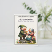 Whimsical Everyday Sentiment Storybook Art   Postkarte (Stehend Vorderseite)