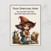 Whimsical Everyday Sentiment Storybook Art   Postkarte (Vorderseite)