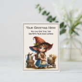 Whimsical Everyday Sentiment Storybook Art   Postkarte (Stehend Vorderseite)