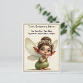 Whimsical Everyday Sentiment Storybook Fairy Postkarte (Stehend Vorderseite)
