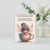Whimsical Everyday Sentiment Storybook Fairy Postkarte (Stehend Vorderseite)