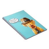 Whimsical Extravagant Dog Notebook Notizblock (Rechte Seite)
