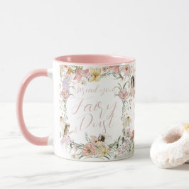 Whimsical Fairies Geburtstagsmilch Wildblume Meado Tasse
