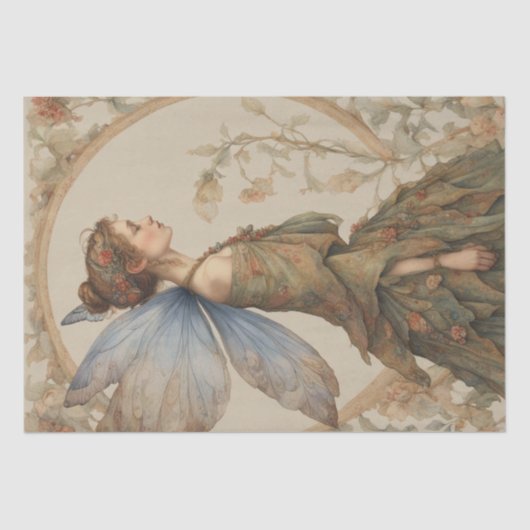 Whimsical Fairy 2 Decoupage Paper Seidenpapier (Vorderseite)