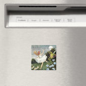 Whimsical Fairy and Frog Dancers Magnet (In Situ (Geschirrspüler))